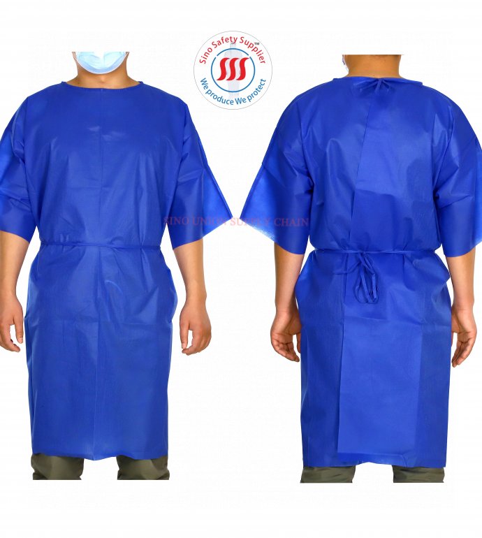 pp non woven fabric isolation gown